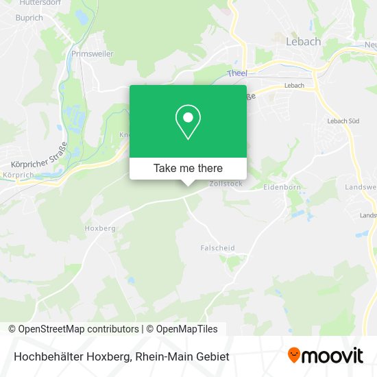 Карта Hochbehälter Hoxberg