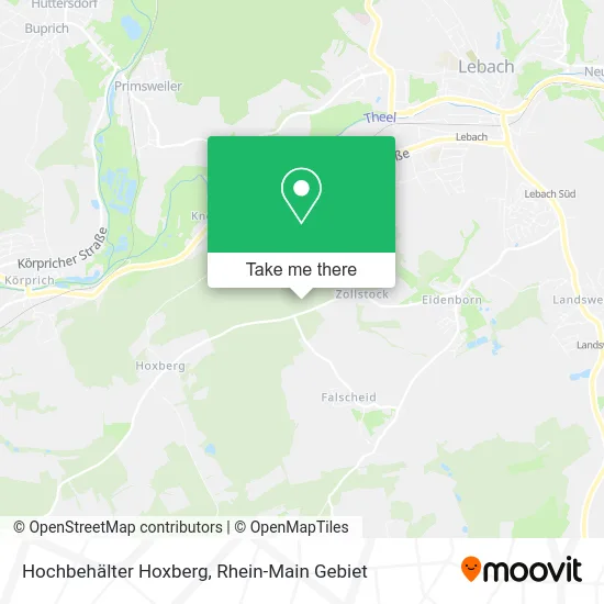 Карта Hochbehälter Hoxberg