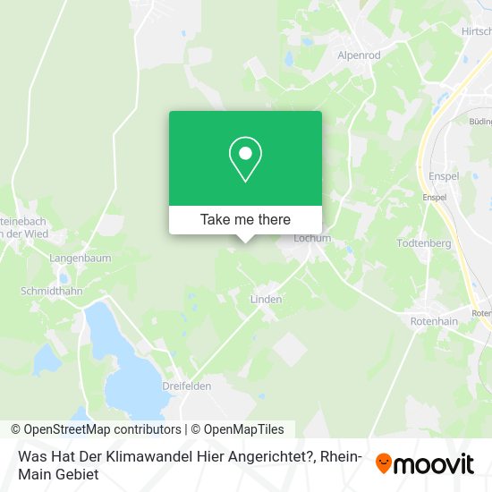 Карта Was Hat Der Klimawandel Hier Angerichtet?