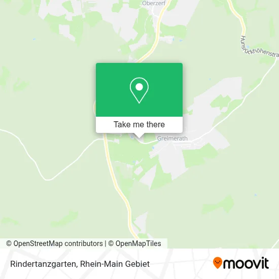 Rindertanzgarten map