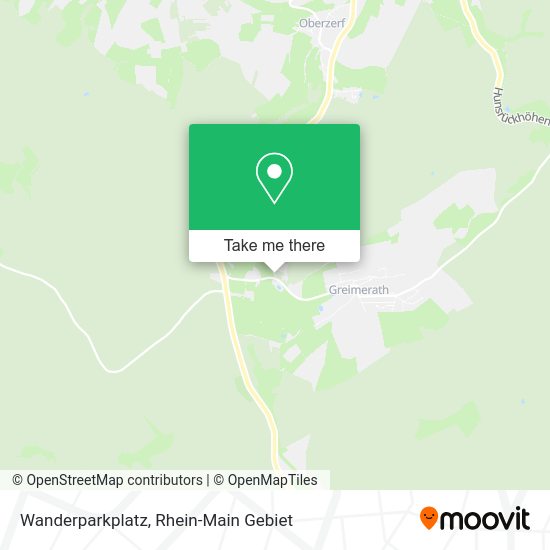 Карта Wanderparkplatz