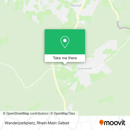 Карта Wanderparkplatz