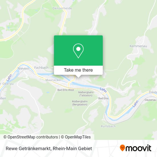Карта Rewe Getränkemarkt