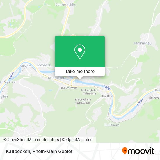 Карта Kaltbecken