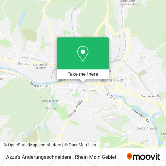 Карта Azza's Änderungsschneiderei