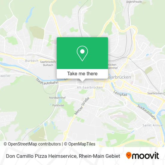 Карта Don Camillo Pizza Heimservice