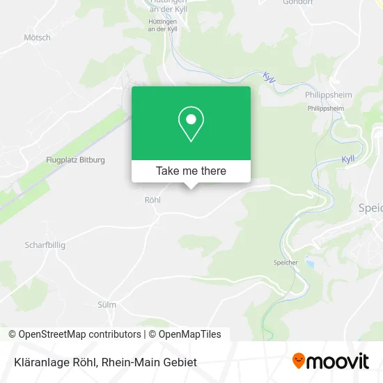 Карта Kläranlage Röhl