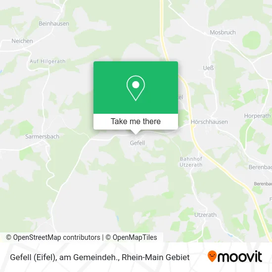 Карта Gefell (Eifel), am Gemeindeh.