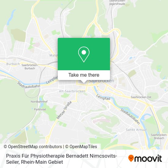 Карта Praxis Für Physiotherapie Bernadett Nimcsovits-Seiler