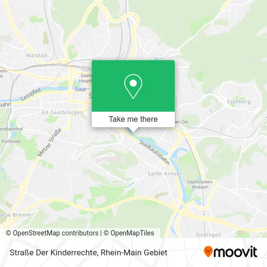 Карта Straße Der Kinderrechte