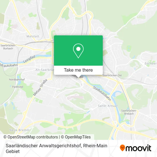 Карта Saarländischer Anwaltsgerichtshof