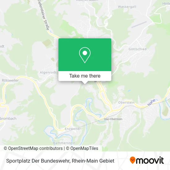 Карта Sportplatz Der Bundeswehr