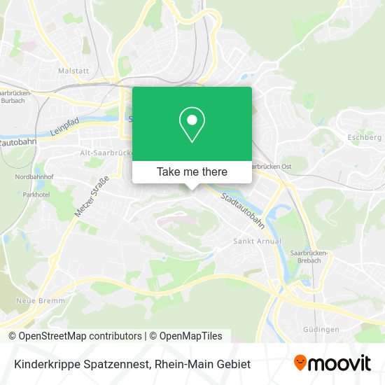 Карта Kinderkrippe Spatzennest