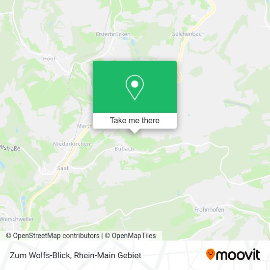 Карта Zum Wolfs-Blick