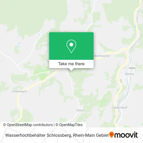 Карта Wasserhochbehälter Schlossberg