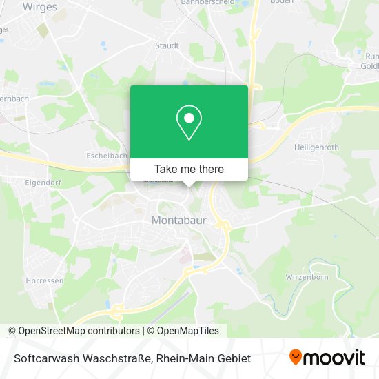 Карта Softcarwash Waschstraße