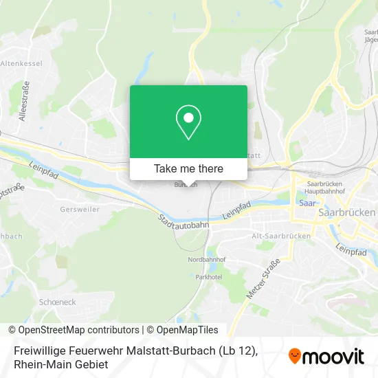 Карта Freiwillige Feuerwehr Malstatt-Burbach (Lb 12)