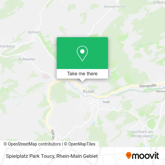 Карта Spielplatz Park Toucy
