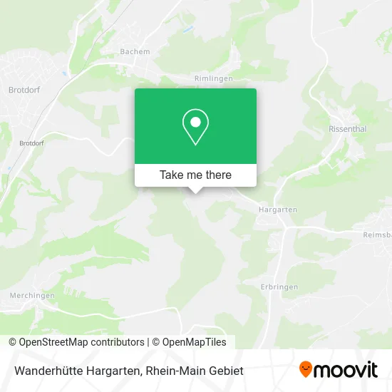 Карта Wanderhütte Hargarten