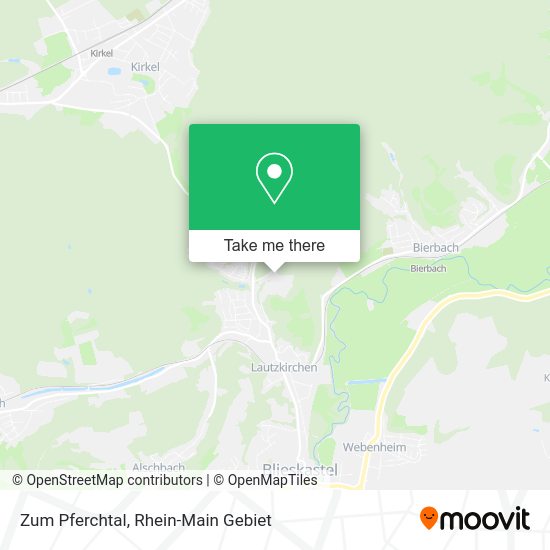 Карта Zum Pferchtal