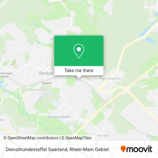 Карта Diensthundestaffel Saarland