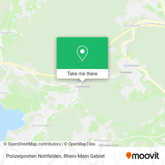Карта Polizeiposten Nohfelden