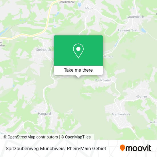 Карта Spitzbubenweg Münchweis