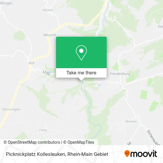 Карта Picknickplatz Kollesleuken