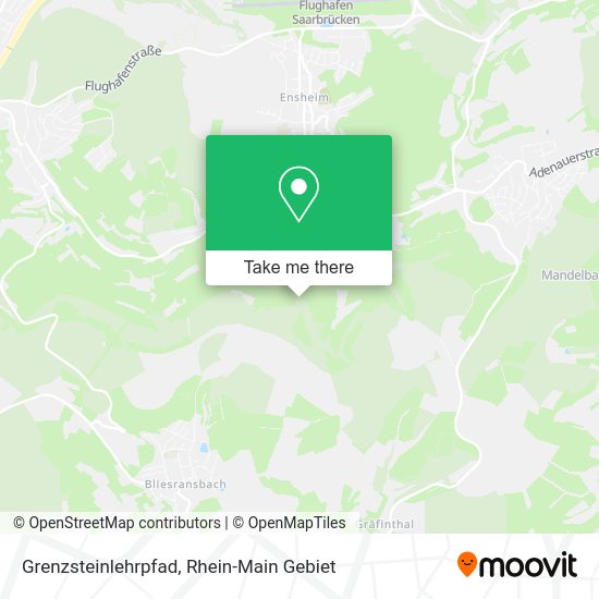 Карта Grenzsteinlehrpfad