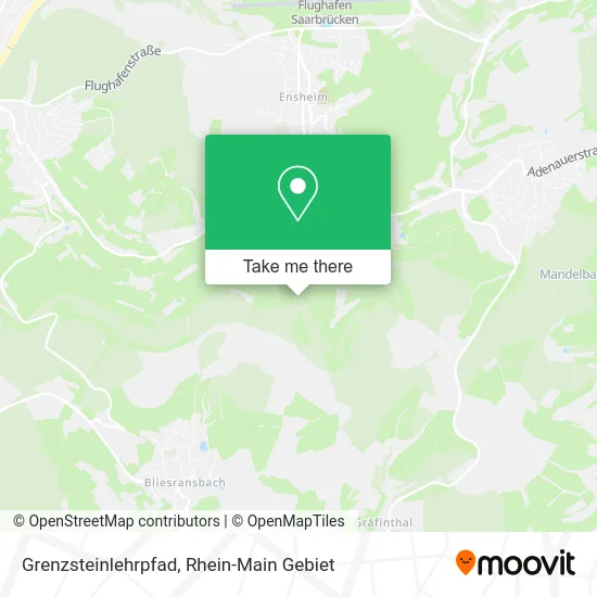 Карта Grenzsteinlehrpfad
