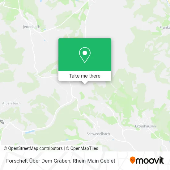 Карта Forschelt Über Dem Graben