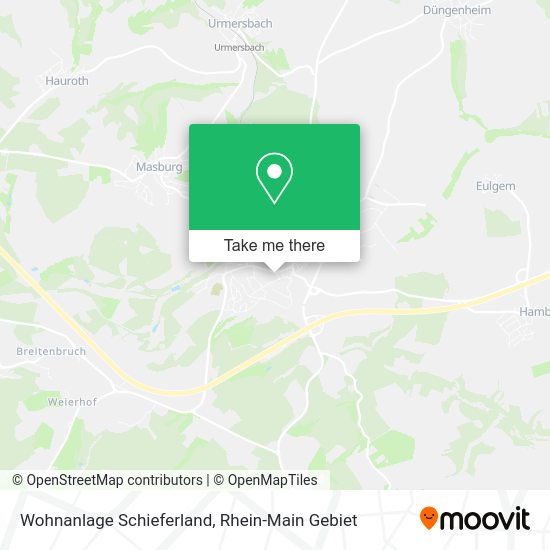 Карта Wohnanlage Schieferland