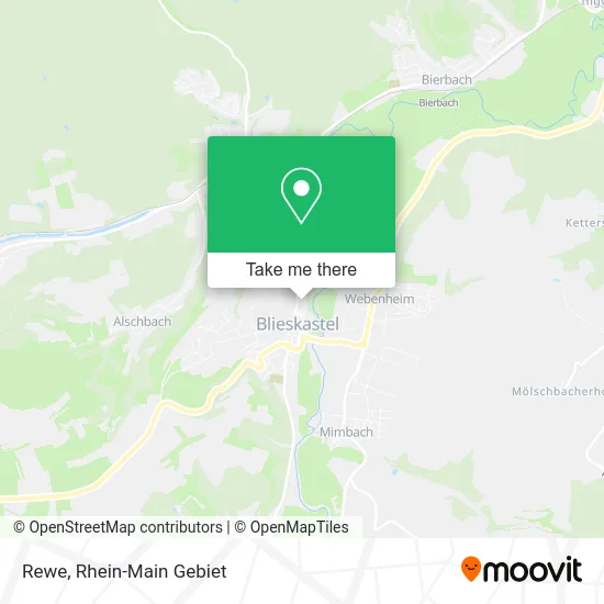 Rewe map