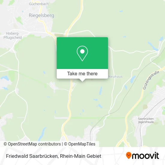 Карта Friedwald Saarbrücken