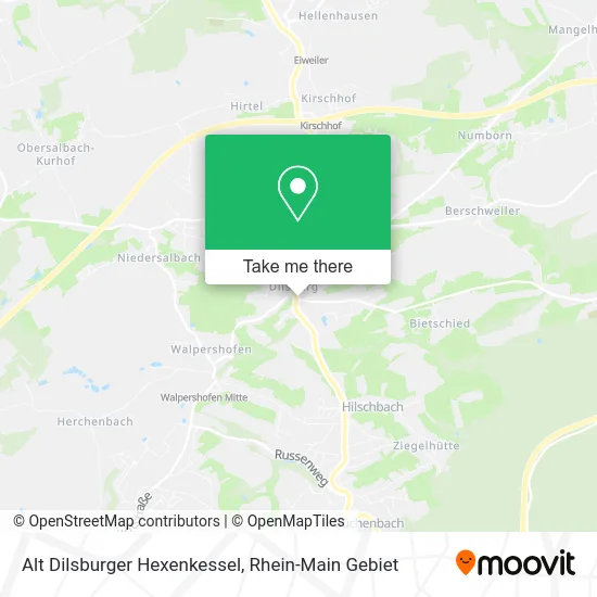 Карта Alt Dilsburger Hexenkessel