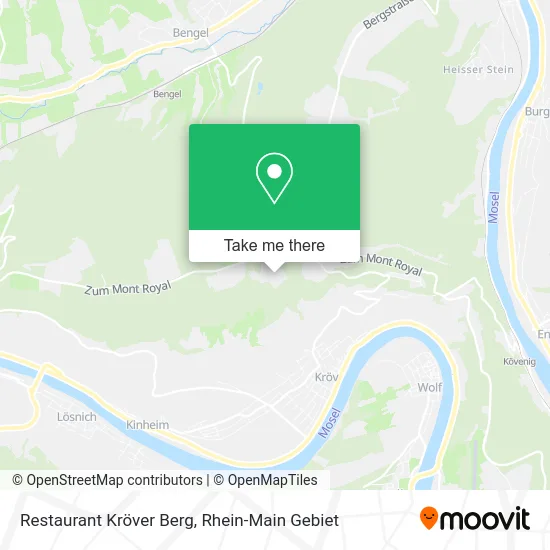 Карта Restaurant Kröver Berg