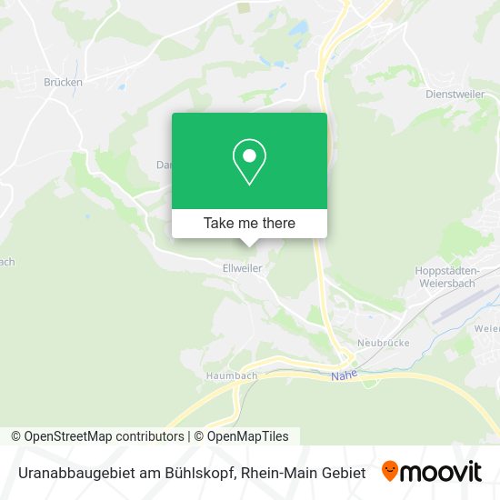 Карта Uranabbaugebiet am Bühlskopf