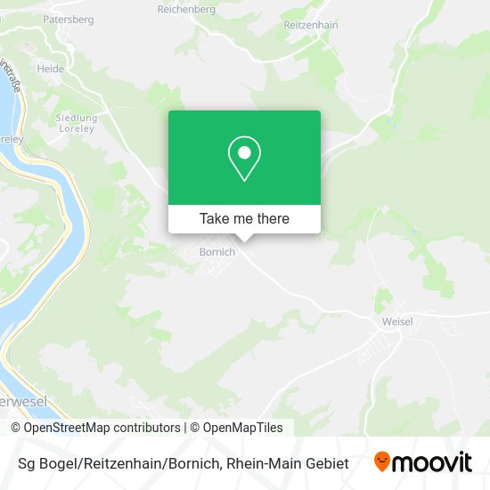 Карта Sg Bogel/Reitzenhain/Bornich