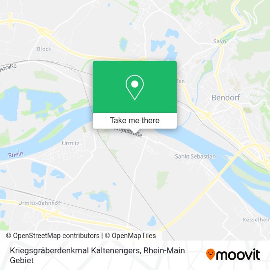 Карта Kriegsgräberdenkmal Kaltenengers