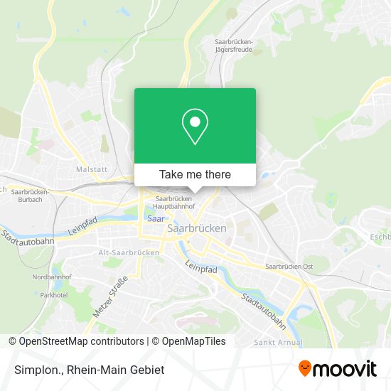 Карта Simplon.