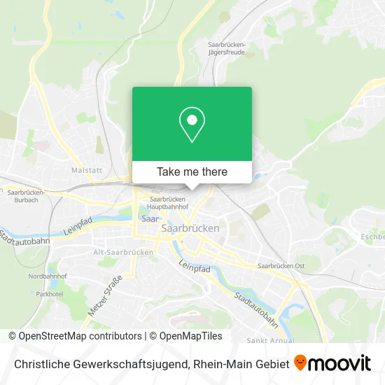 Карта Christliche Gewerkschaftsjugend