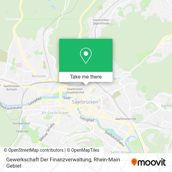 Карта Gewerkschaft Der Finanzverwaltung