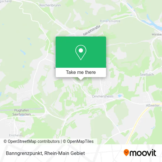 Карта Banngrenzpunkt