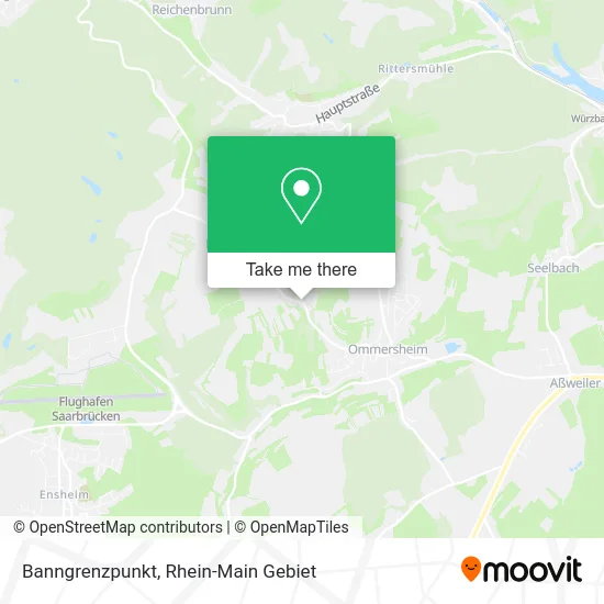 Карта Banngrenzpunkt