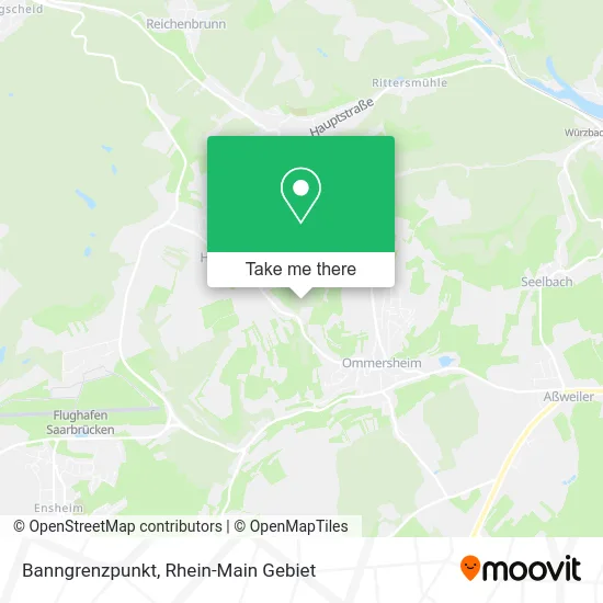 Карта Banngrenzpunkt