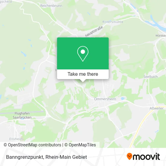 Карта Banngrenzpunkt