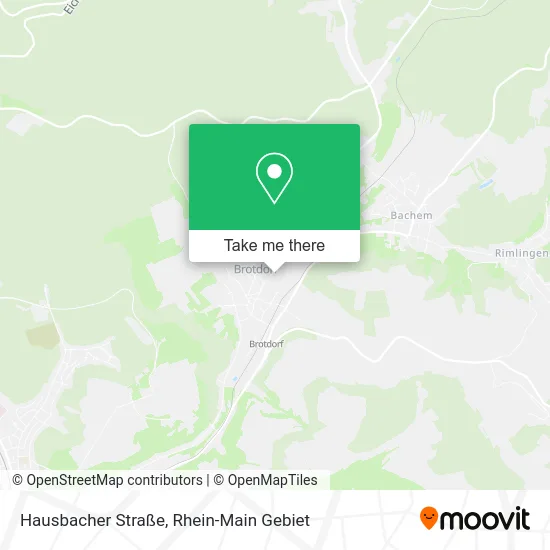 Карта Hausbacher Straße