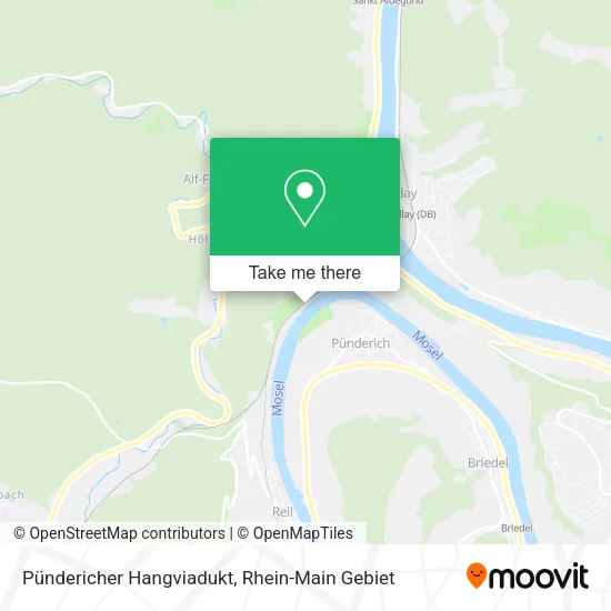 Карта Pündericher Hangviadukt