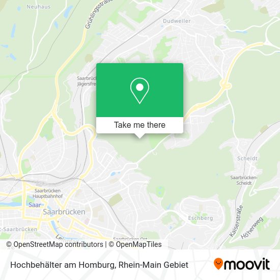 Карта Hochbehälter am Homburg