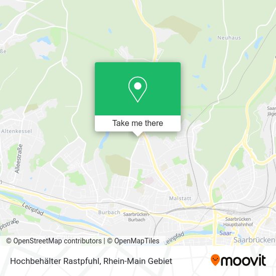 Карта Hochbehälter Rastpfuhl